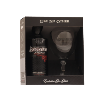 Gin Brockmans 40° Gift Pack (1 fles + 1 glas)