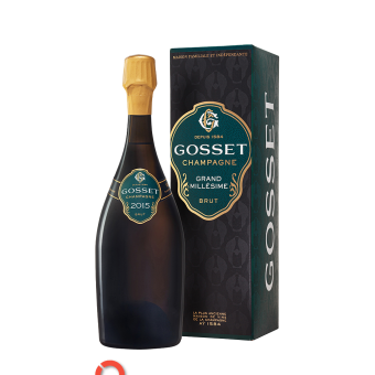 Champagne Gosset Grand Millesime Brut in giftbox