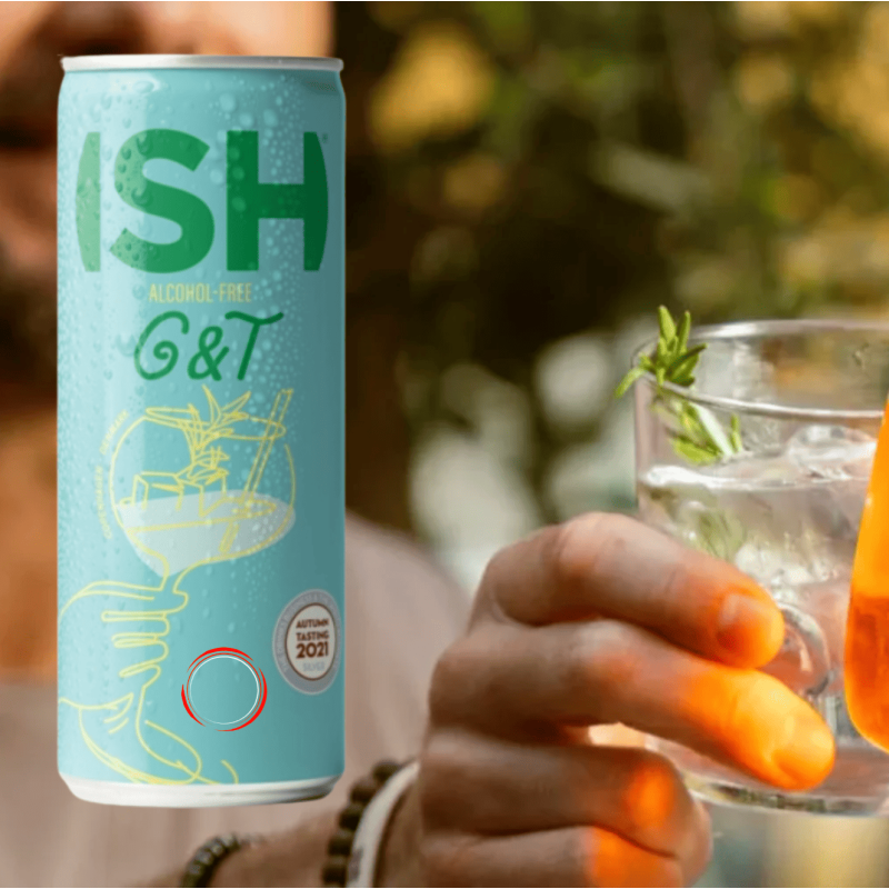 ISH RTD G&T 0,0% tray 12 cans